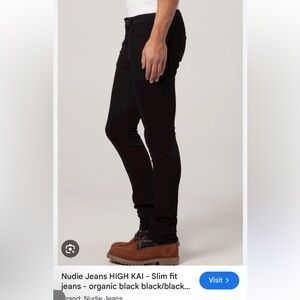 Nudie Jeans High Kai Black